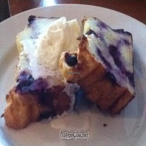Blueberry Bread Pudding! at Elk Creek Cafe and Aleworks in Millheim