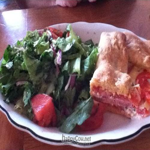 Tomato Cheddar Pie! at Elk Creek Cafe and Aleworks in Millheim