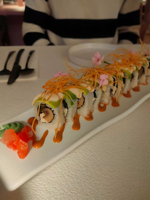 Plant based sushi at MUDRA Plant Based  in Madrid