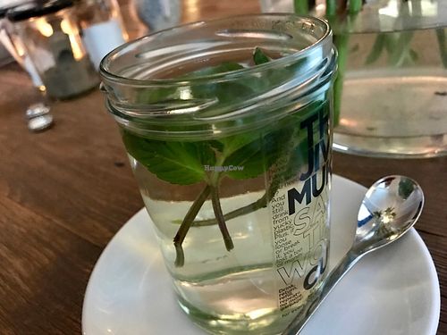 tea of the day at Jivamukti Canteen in Berlin