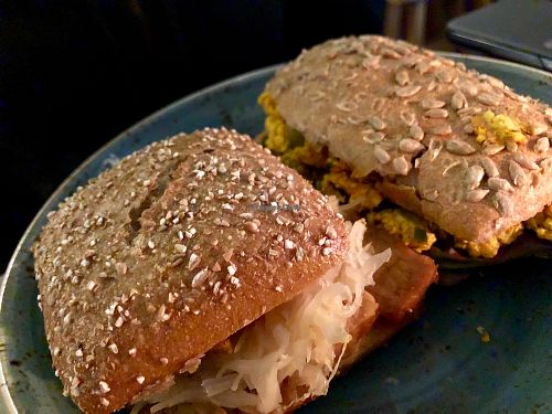 'burgers' at Jivamukti Canteen in Berlin