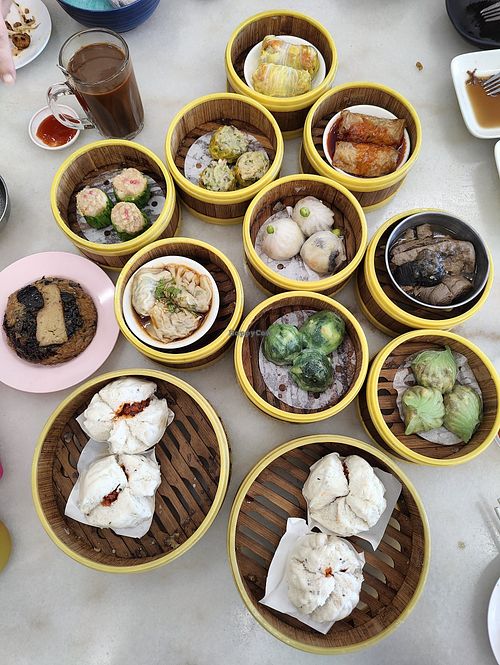 Eat and eat at Shan Vege Dimsum 膳济素食点心楼 in Johor Bahru