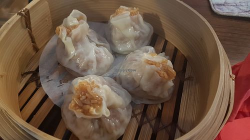 Glutinous rice dumplings at Nudo Noodle House in Newcastle Upon Tyne