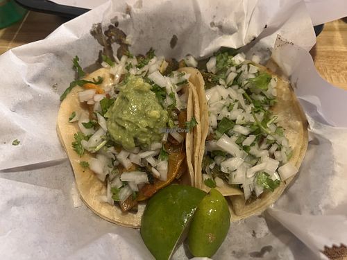 Cactus and Zucchini tacos  at La Cabaña in Henrico