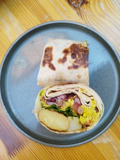 Tofu burrito at BRÛLÉ in Toulouse