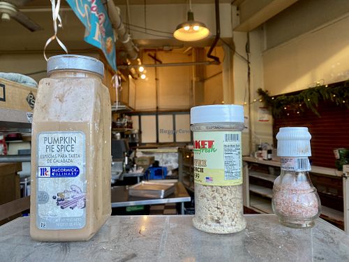 inside  at Cinnamon Works in Seattle