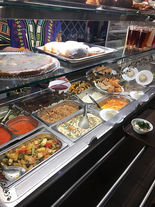 Buffet at Govinda - Furye in Irkutsk