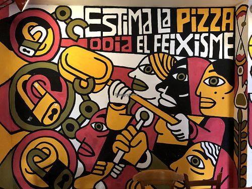 Mural inside  at Festinar in Valencia