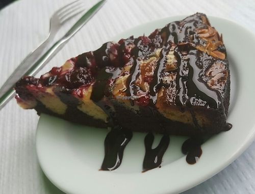 dessert at Oasis Vegetariano - Marques de Sa da Bandeira in Lisbon