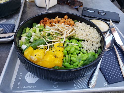 Buddha Bowl at Ellies in Mayrhofen