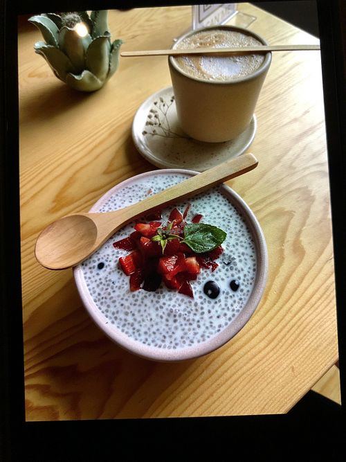 Chia Pudding  at Glück in Oaxaca