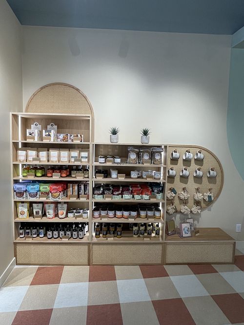 Vegan grocery items   at DayDream by Flora Fromage in Calgary