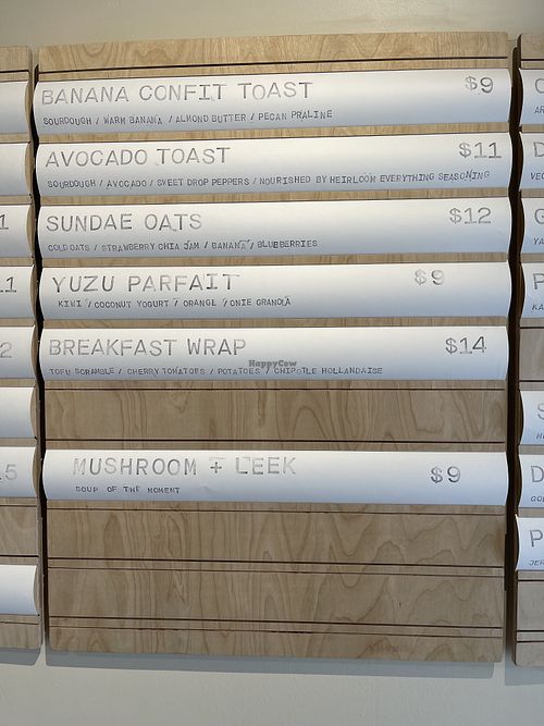 Menu page 2   at DayDream by Flora Fromage in Calgary