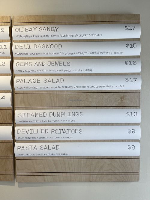 Menu page 3  at DayDream by Flora Fromage in Calgary