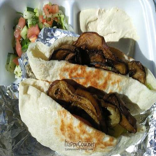Eggplant Sandwich at Aladdin Pita in Merrillville