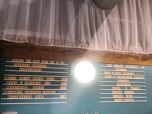 Soup menu at The Ropewalk in Barton-upon-humber