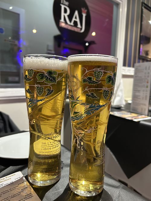 Beers  at The Raj in York