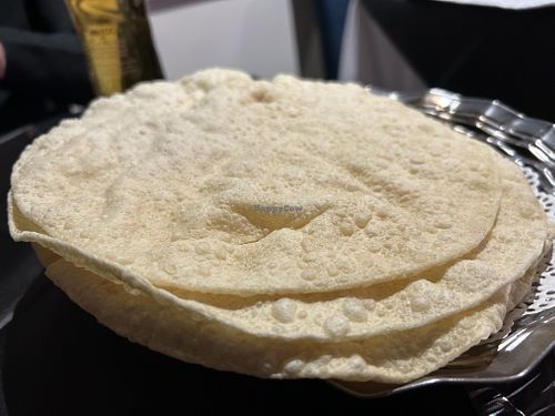 Poppadoms  at The Raj in York