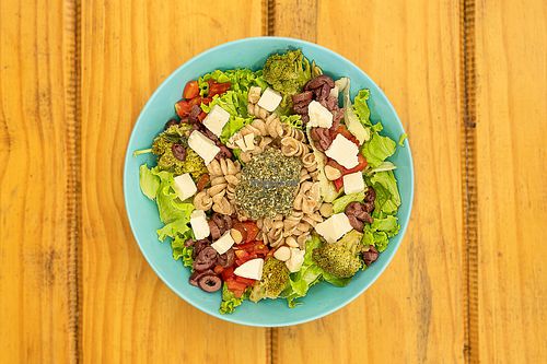 Pesto Salad Bowl at A Tropicana - Sorvetes na chapa in Sao Paulo