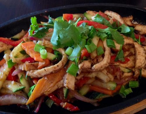 Veggie Fajitas at Roots in Louisville