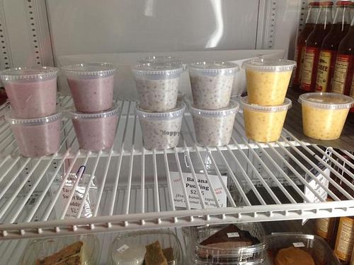 3 kinds of vegan pudding! at Heart and Soy in Louisville