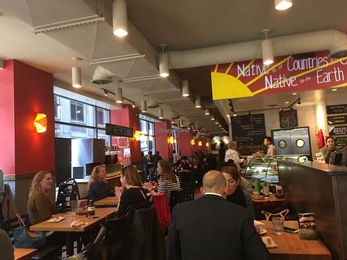 seating area at Native Foods - The Loop in Chicago