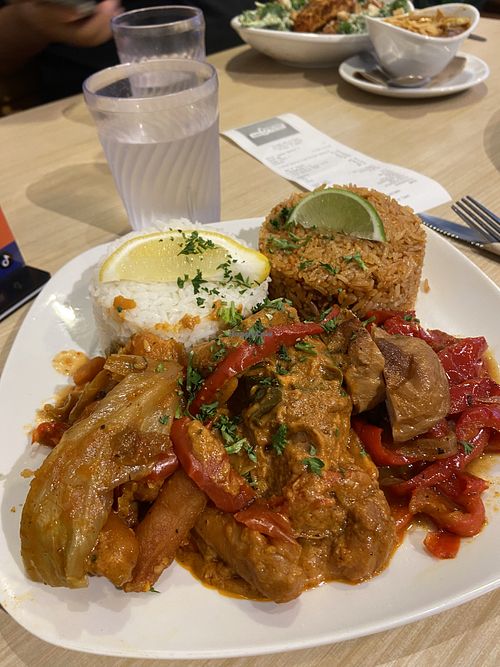 Senegalese platter   at Native Foods - The Loop in Chicago