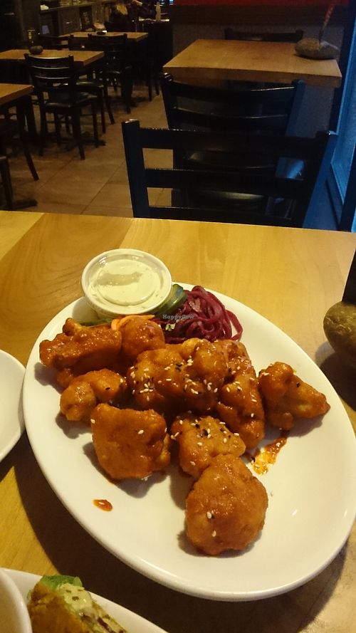 Spicy fried cauliflower  at Native Foods - The Loop in Chicago