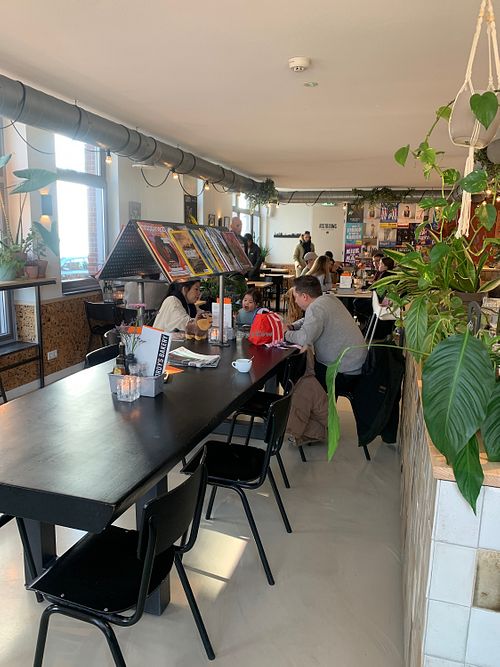 Downstairs seating area at JORDY's in Rotterdam