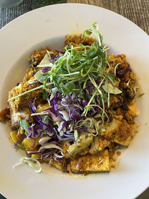 Spicy Tofu Wrap as a bowl   at Pita Jungle - Chandler Heights in Chandler
