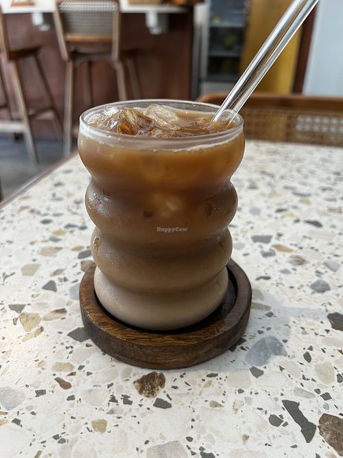 Iced Latte with Oatmilk  at Juju in 