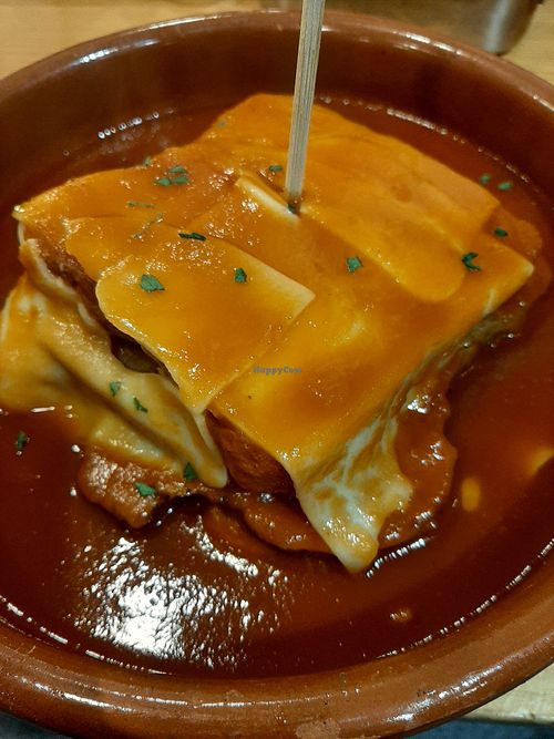 Francesinha - Portuguese Sandwich at Guará in Vila Nova De Gaia
