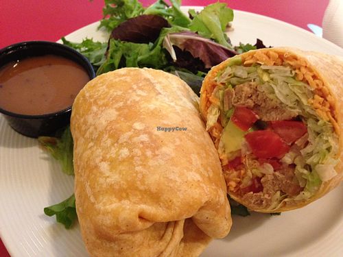 vegan turkey and avocado sandwich at Red Velvet Cafe - Fashion Show Mall in Las Vegas