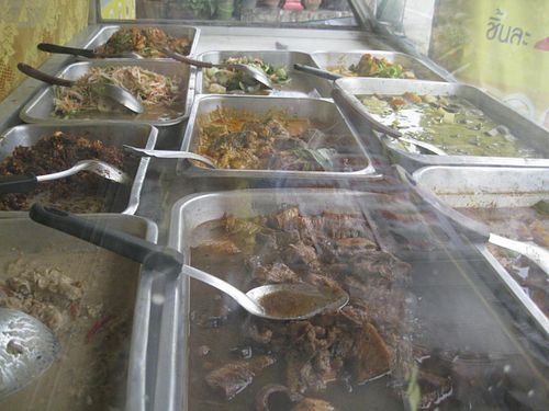 Mmmm! The buffet of the day! at Vegetarian Food - Patong in Phuket