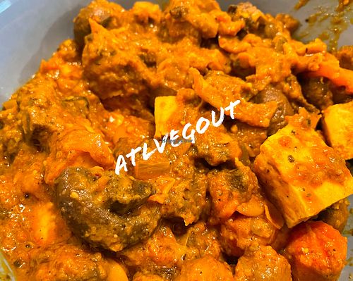 Jerk mushrooms  at Lively Up Icells in Stonecrest