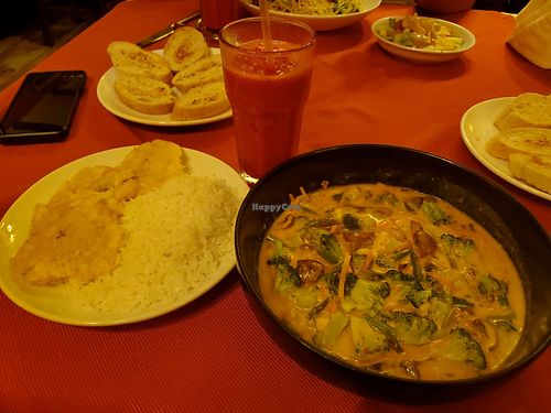 Curry, frozen juice at Martinica in Manta