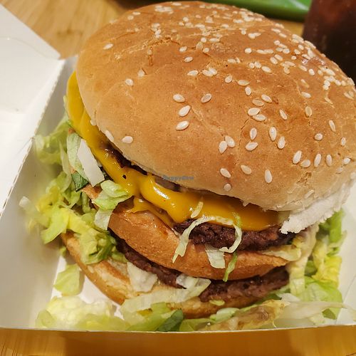 The Big Zac at Plant Power Fast Food in Hollywood