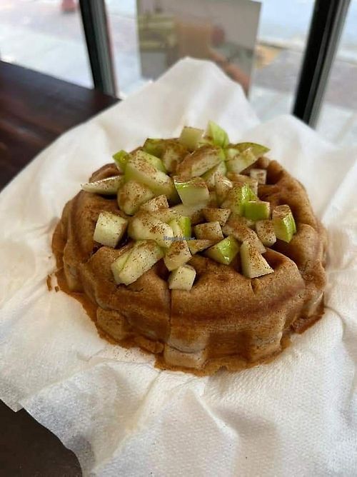 Cinnamon apple Waffles at Fresh Pressed Lancaster in Lancaster