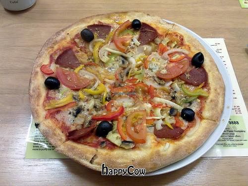 Karma Free Pizza Company - Seven Chakras with extra Veggeroni at The Karma Free Pizza Company in North West London