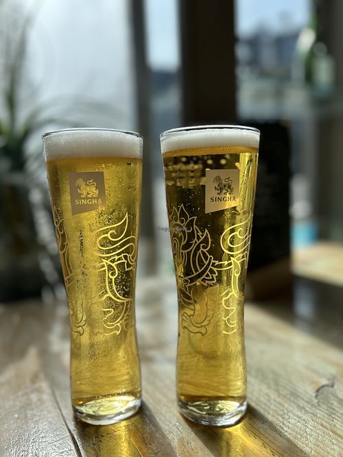 Singha beer  at Soho in Newcastle Upon Tyne