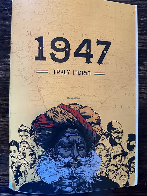 Menu cover  at 1947 in Norwood