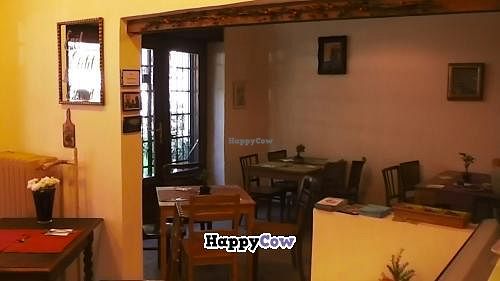 Inside Mannatural in Budapest, Hungary at The Restaurant of Life in Budapest