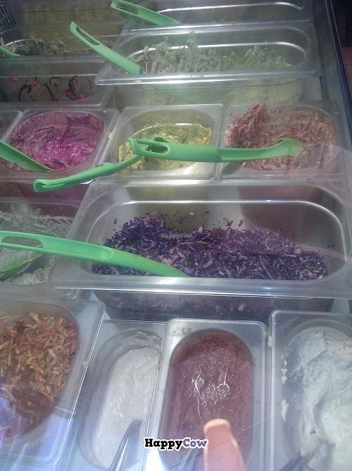 Raw food at Mannatural in Budapest, Hungary at The Restaurant of Life in Budapest