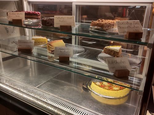 Cakes at Cafe Lozzi in Munich