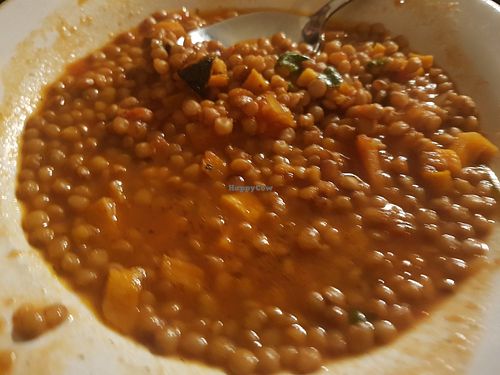 Casuela de lentejas a la sevillana (vg) #Veganuary at Gussto Tapas Bar in Durham