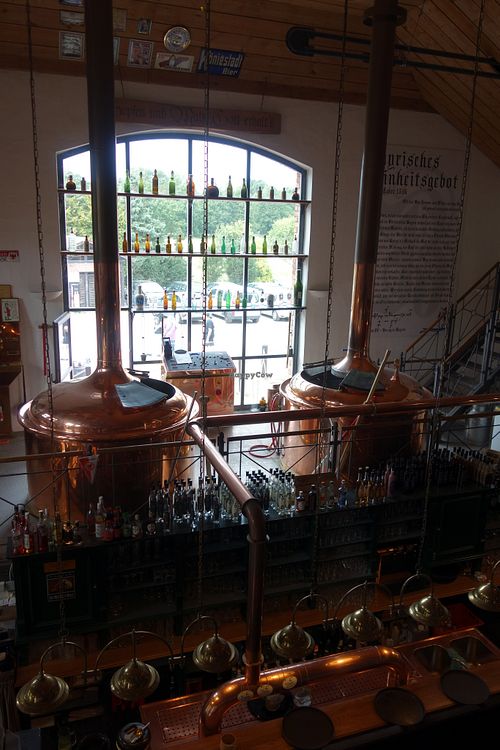 View from upstairs at Spreewälder Privatbrauerei 1788 in Schlepzig