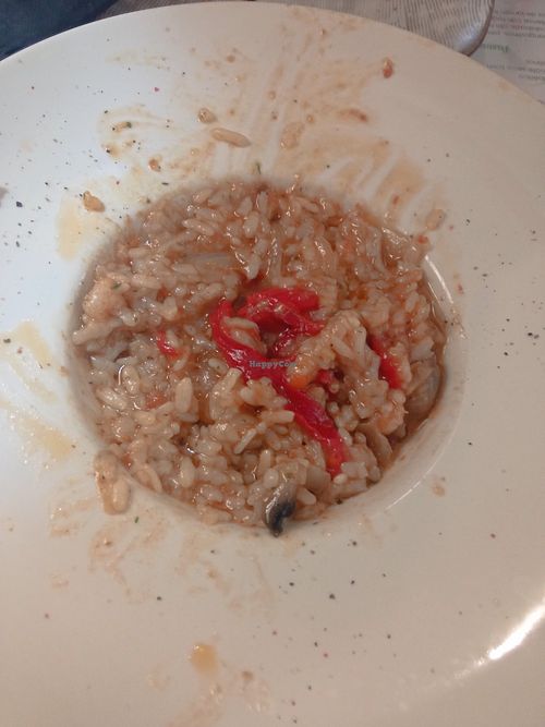 Risotto de verduras sin queso at La Stradina in Aracena