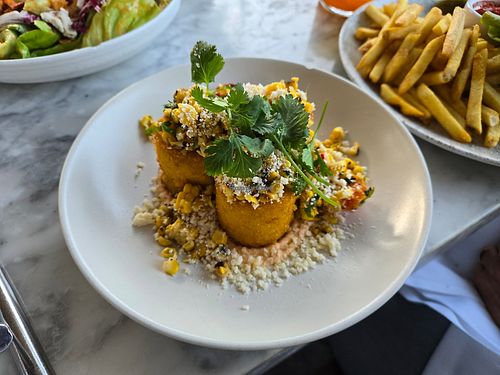 Corn Fritters at Wildseed  in Palo Alto