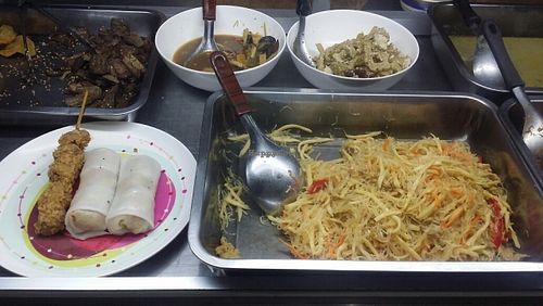 cooked food at Ming Kwan in Chiang Mai
