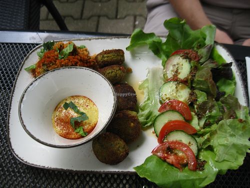 Home-made falafel at Rosinante in Brunnthal